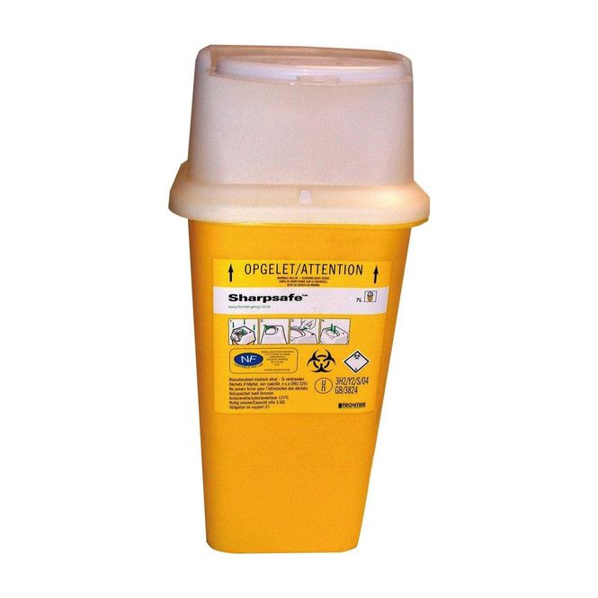 Hovedbilde Kanyleboks Sharpsafe 7L UN-godkjent