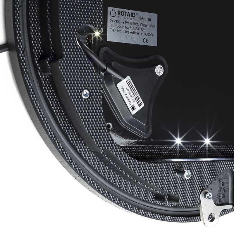 Utendørs hjertestarterskap, Rotaid Solid Plus varmeskap, LHL