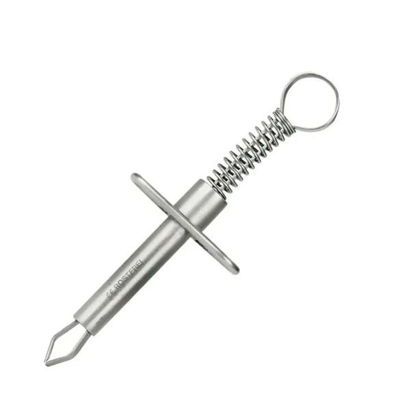 Flåttfjerner i metall med holder