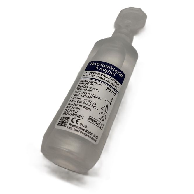 Hovedbilde Sårskyllevæske 30ml NaCl 0,9%
