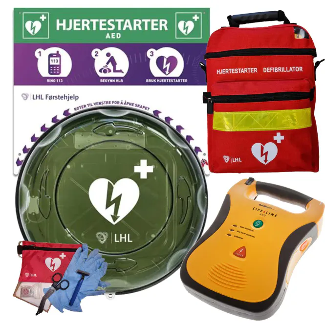 Hovedbilde Komplett pakke utendørs - Lifeline AED ...