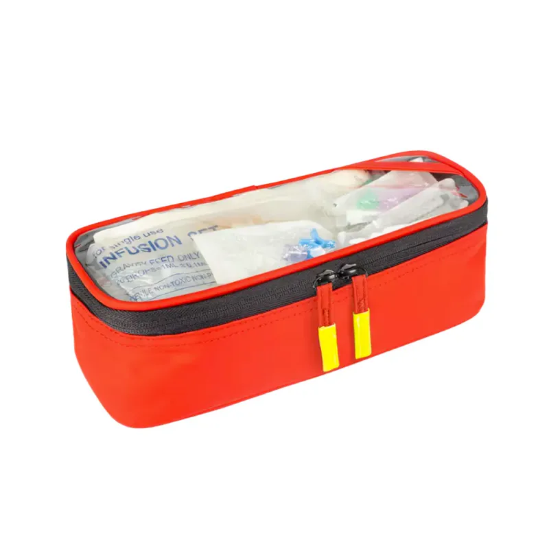 Innholdslomme stor, rød