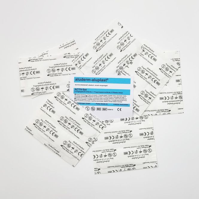 Hovedbilde Plastersett 10 stk. aluderm®-aluplast