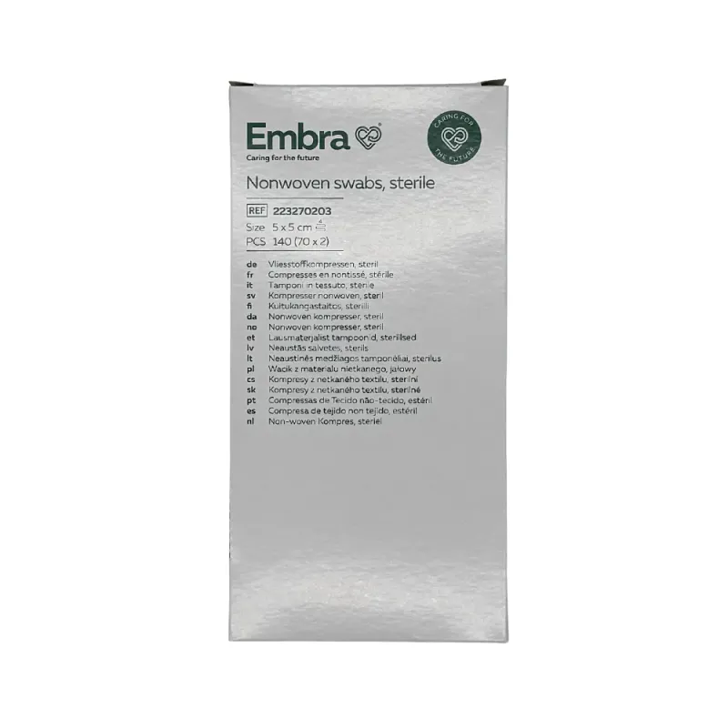 Kompresser NW Sterile 5x5cm 70x2 pk