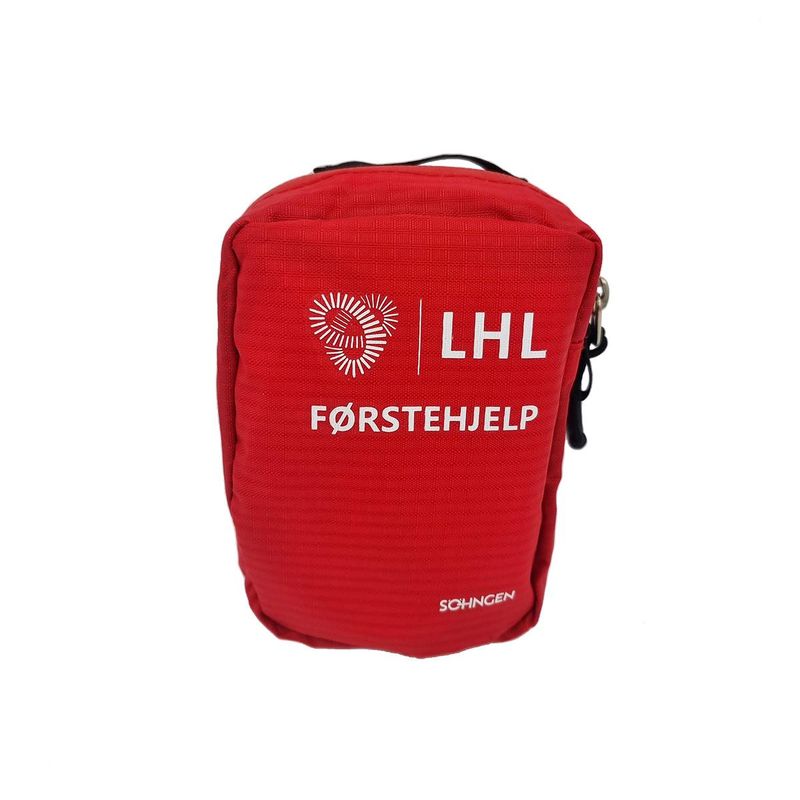 LHL Førstehjelpspute Pocket Rød