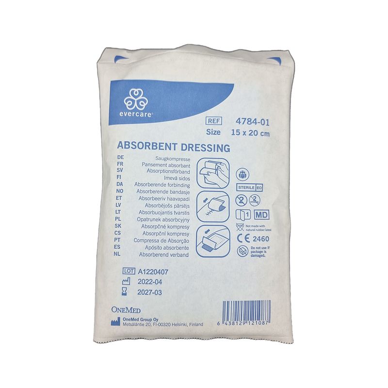 Absorberende bandasje 15x20cm usteril 25 stk.